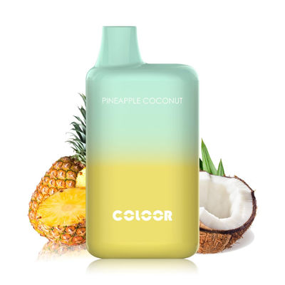 2% Nicotine Salts Flavored E Cigarette CC01 MIXED FRUIT Coloor Vape 600 Puffs