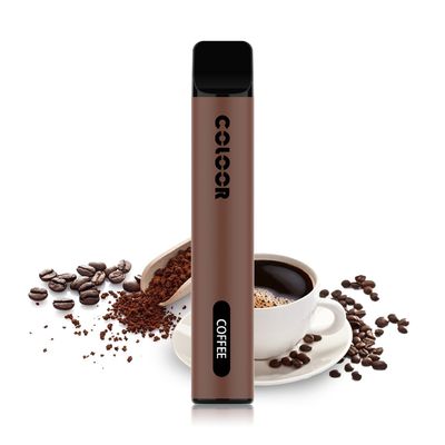 1600 Puffs Electronic Cigarette Vape Pen CD18 Coffee 850mAh