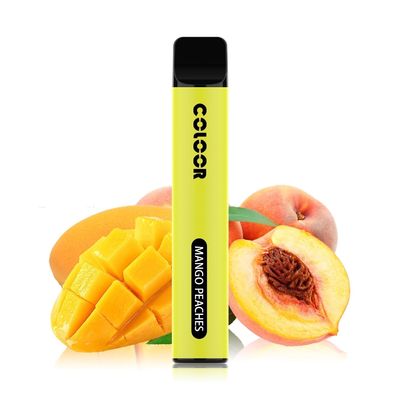 1600 Puffs Mango Peaches Open Pod System VAPE Pen E Cigarettes 850mAh