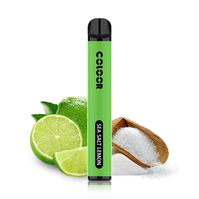 Sea Salt Lemon 800 Puff Disposable VAPE Coloor Vape 28g