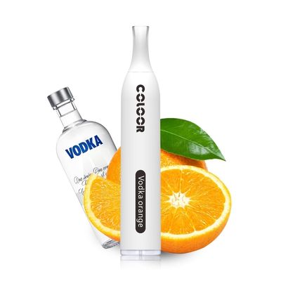 Tobacco Disposable Flavored E Cigarette CC01 VODKA ORANGE 310mah Recharge